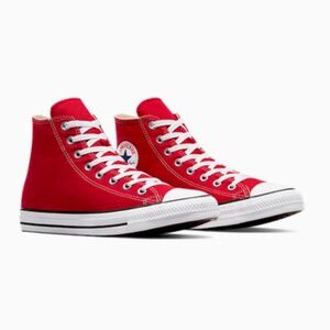 CONVERSE ALL STAR CHUCK TAYLOR HI M9621 RED (Womens 8 / Mens 6)
